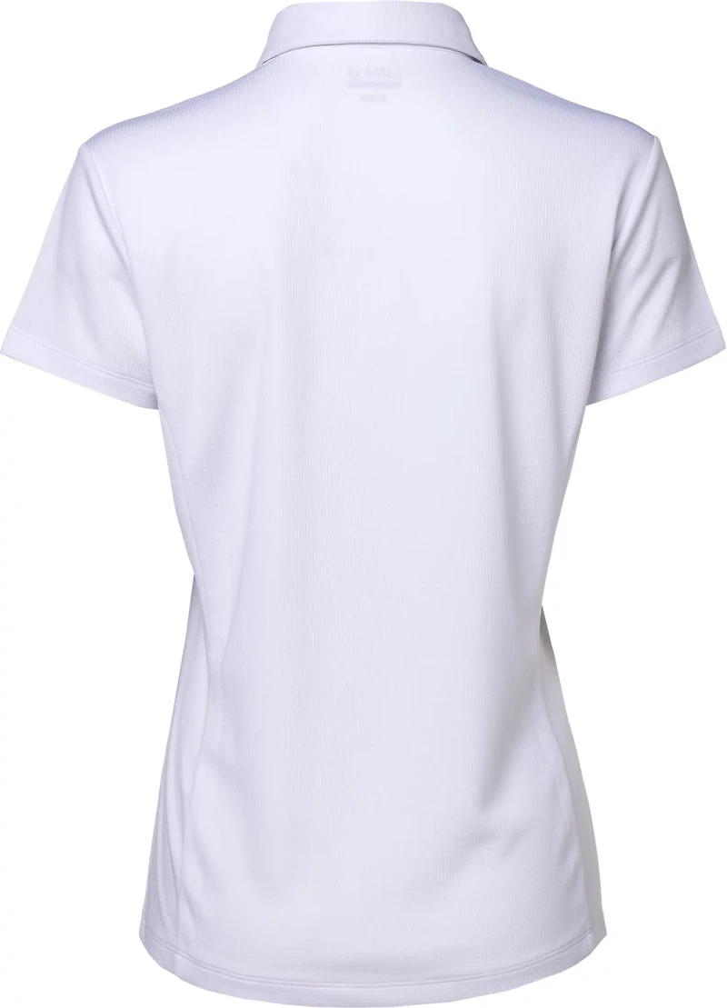 BCG Women's Tennis Button Short Sleeve Polo Shirt