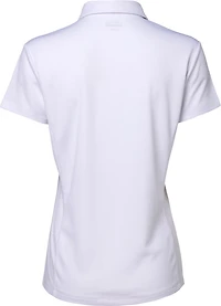 BCG Women's Tennis Button Short Sleeve Polo Shirt