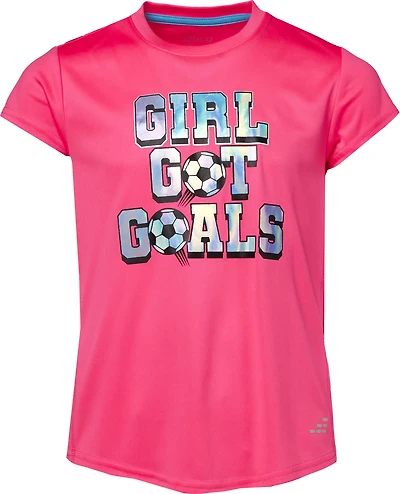 BCG Girls' Training Turbo Goals Graphic T-shirt