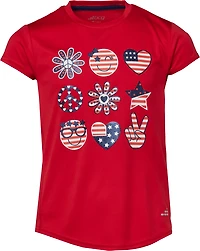BCG Girls' Training Turbo Americana Graphic T-shirt