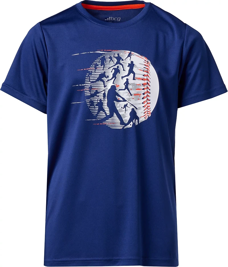 BCG Boys' Turbo Baseballers Graphic T-shirt