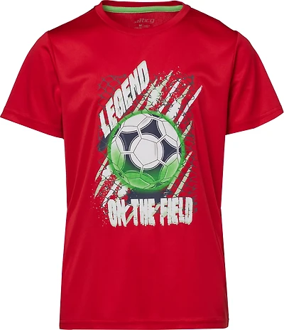BCG Boys' Turbo Short Sleeve Legend On the Field Graphic T-shirt