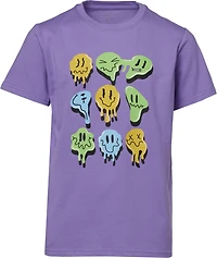 BCG Boys' Cotton Short Sleeve Smiley Motif T-shirt