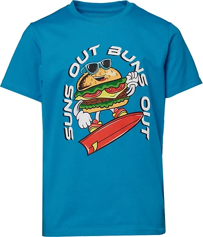 BCG Boys' Cotton Short Sleeve Suns Out Graphic T-shirt