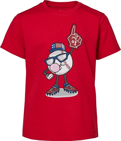 BCG Boys' Baseball Fan Cotton Graphic T-shirt