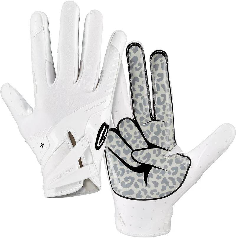 Grip Boost Adults' Stealth 6.0 Boost+ Peace Football Gloves