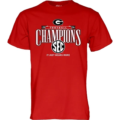 Blue 84 Men's Georgia 2024 SEC Conference Champs Locker Room Short Sleeve Tee