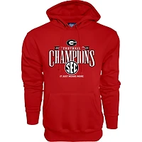 Blue 84 Men's Georgia Bulldogs 2024 SEC Football Conference Champions Locker Room Pullover Hoodie