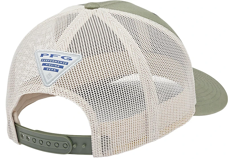 Columbia Sportswear Men's PFG Mesh Snap Back Fish Flag Cap