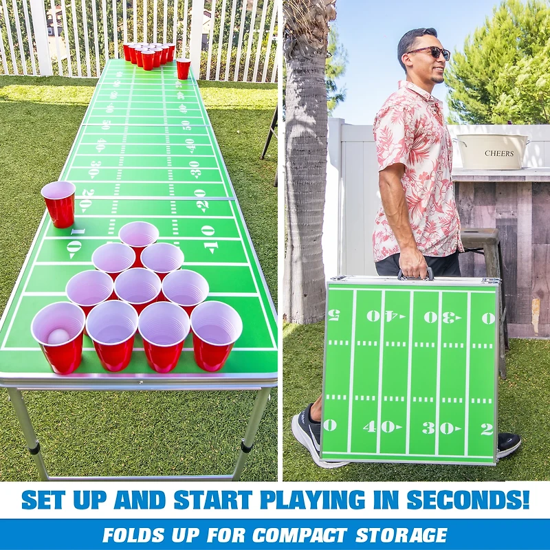 GoPong Football 8 ft Portable Table