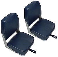 Leader Accessories High-Back Folding Boat Seats Set of 2