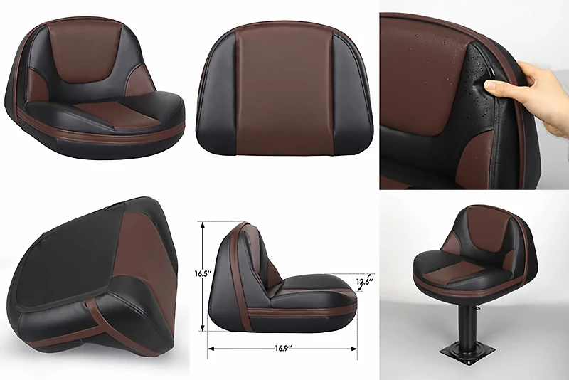 Leader Accessories Lean Pro Casting Fishing Boat Seat