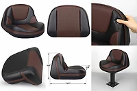 Leader Accessories Lean Pro Casting Fishing Boat Seat