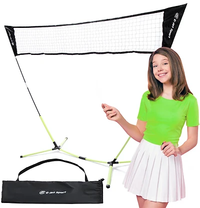 E-Jet Sport Solo Play Badminton Net