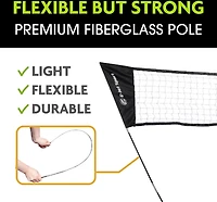 E-Jet Sport Solo Play Badminton Net