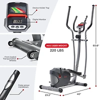 Sunny Health & Fitness Performance Interactive Series Elliptical