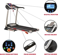 Sunny Health & Fitness Motorized Treadmill