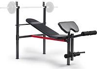 Sunny Health & Fitness Multi-Function Adjustable Incline Weight Bench