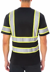 Smith's Workwear Men's High Vis Reflective Safety T-shirt