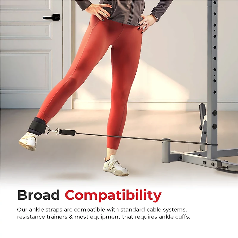 Sunny Health & Fitness Multifunction Workout Ankle Straps