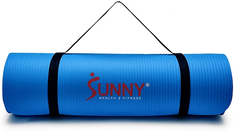 Sunny Health & Fitness Premium 0.5-inch Extra Thick Exercise Yoga Mat