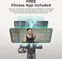 Sunny Health & Fitness Motorized Smart Under Desk Mini Bike