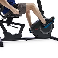 Sunny Health & Fitness Smart Magnetic HD Recumbent Bike