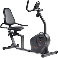 Sunny Health & Fitness Smart Magnetic Resistance Recumbent Bike