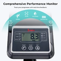 Sunny Health & Fitness Smart Elliptical Trainer