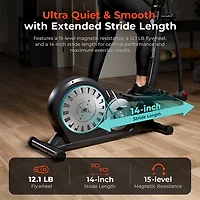 Sunny Health & Fitness Smart Elliptical Trainer
