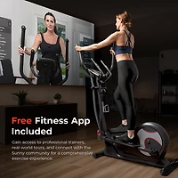 Sunny Health & Fitness Smart Elliptical Trainer