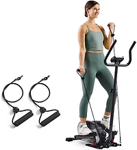 Sunny Health & Fitness Smart Stand Mini Elliptical Exercise Trainer
