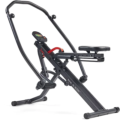 Sunny Health & Fitness Multifunctional Rower and Squat Assist Machine