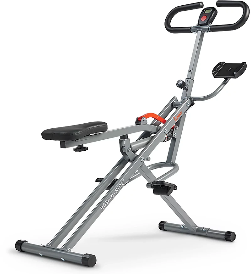 Sunny Health & Fitness Row-N-Ride Squat Assist Trainer