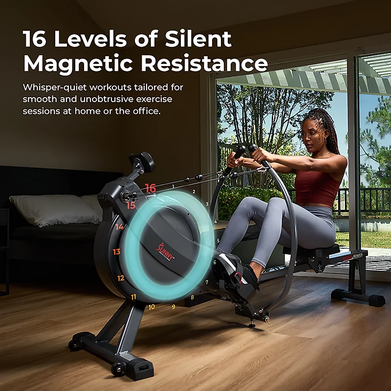Sunny Health & Fitness Advanced Rowing Machine