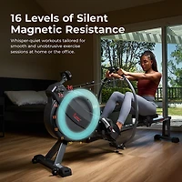 Sunny Health & Fitness Advanced Rowing Machine