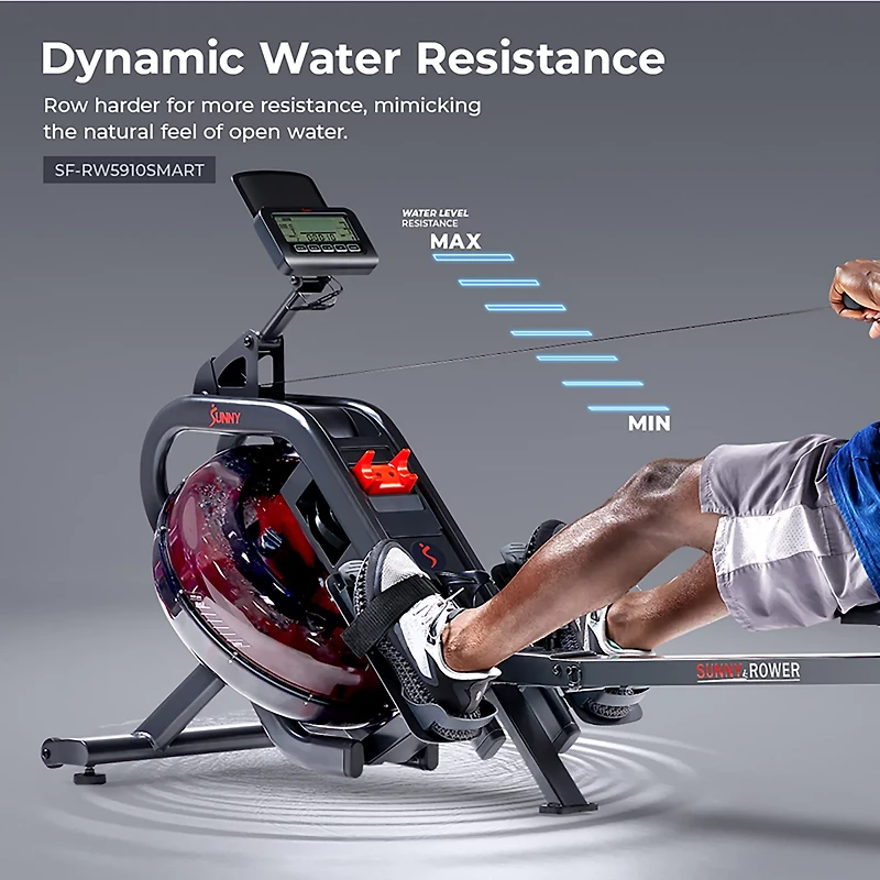 Sunny Health & Fitness Water Rowing Machine