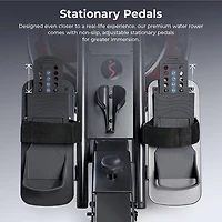 Sunny Health & Fitness Water Rowing Machine