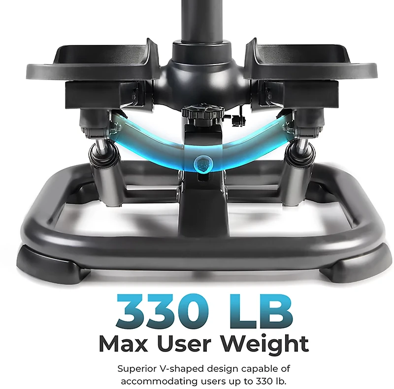 Sunny Health & Fitness 2-in-1 Premium Power Stepper