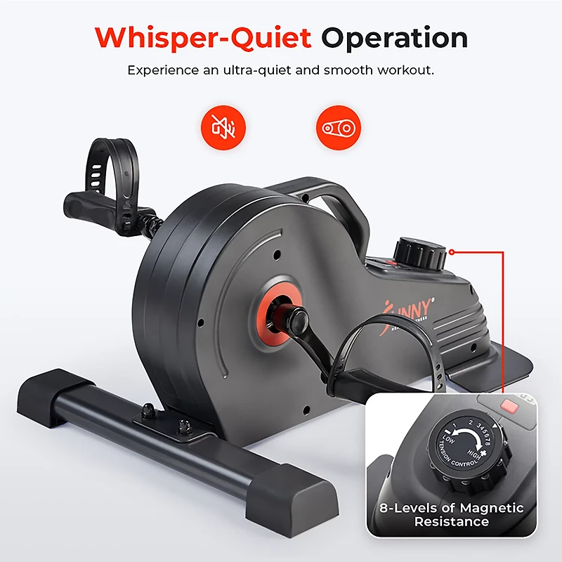 Sunny Health & Fitness Smart Under-Desk Pedal Exerciser