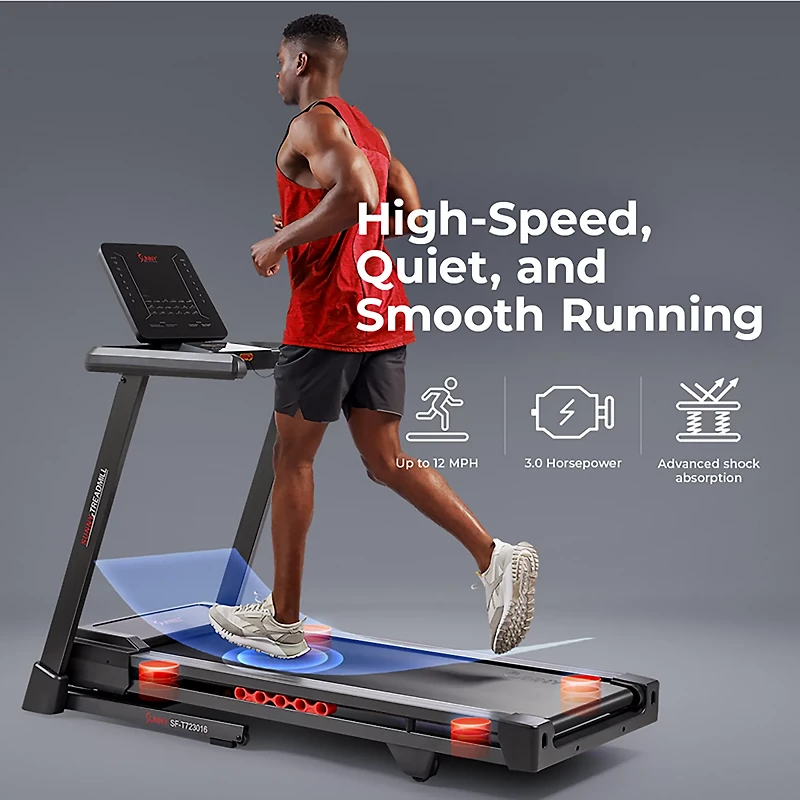 Sunny Health & Fitness Elite Smart Auto Incline Treadmill