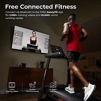Sunny Health & Fitness Elite Smart Auto Incline Treadmill