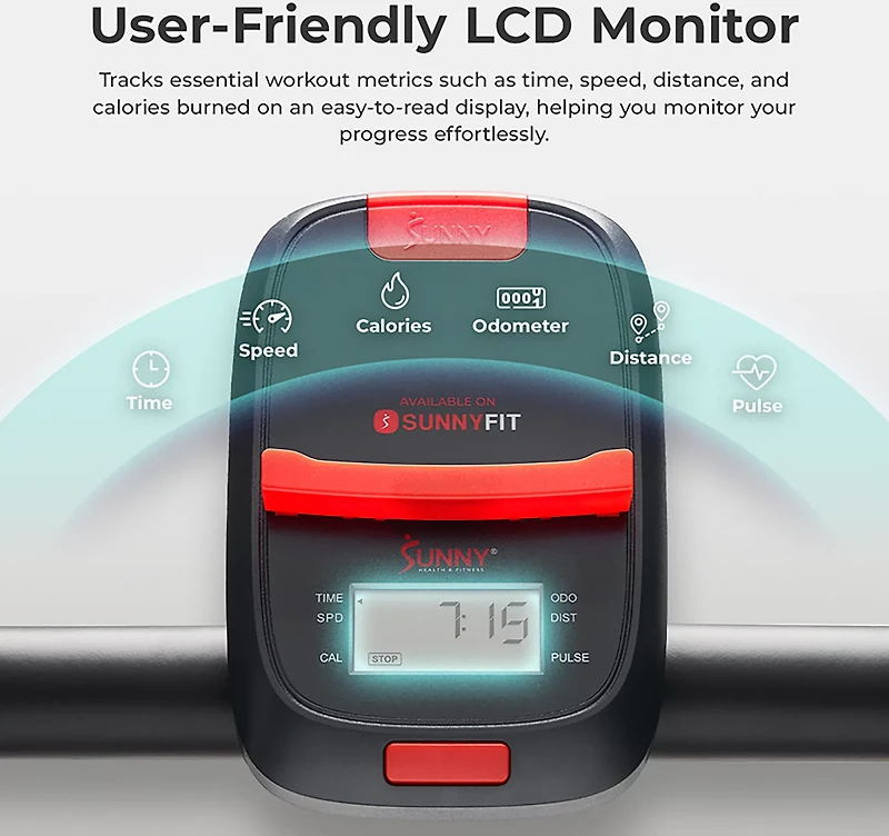 Sunny Health & Fitness Manual Treadmill