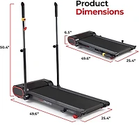 Sunny Health & Fitness Trek Pad Treadmill