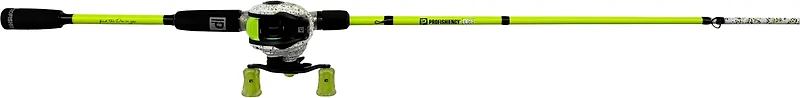 ProFISHiency Drip Green 7 ft MH Freshwater Baitcast Rod and Reel Combo