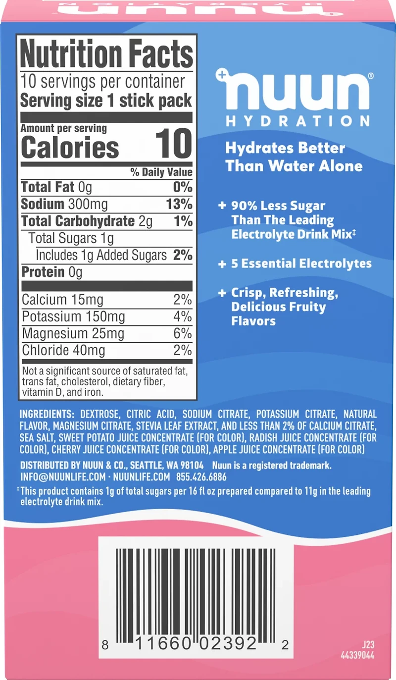 Nuun Hydration Sports Powder 10-Count