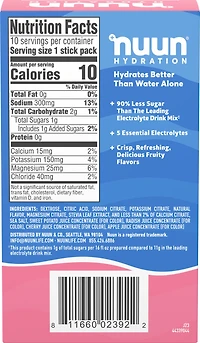 Nuun Hydration Sports Powder 10-Count