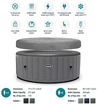 Wave Atlantic 7 ft Round Inflatable Hot Tub