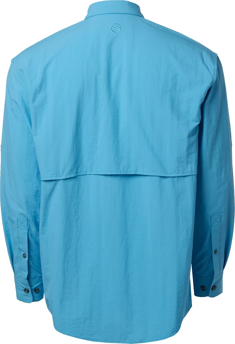 Magellan Outdoors Men's Laguna Madre Solid Long Sleeve Fishing Shirt