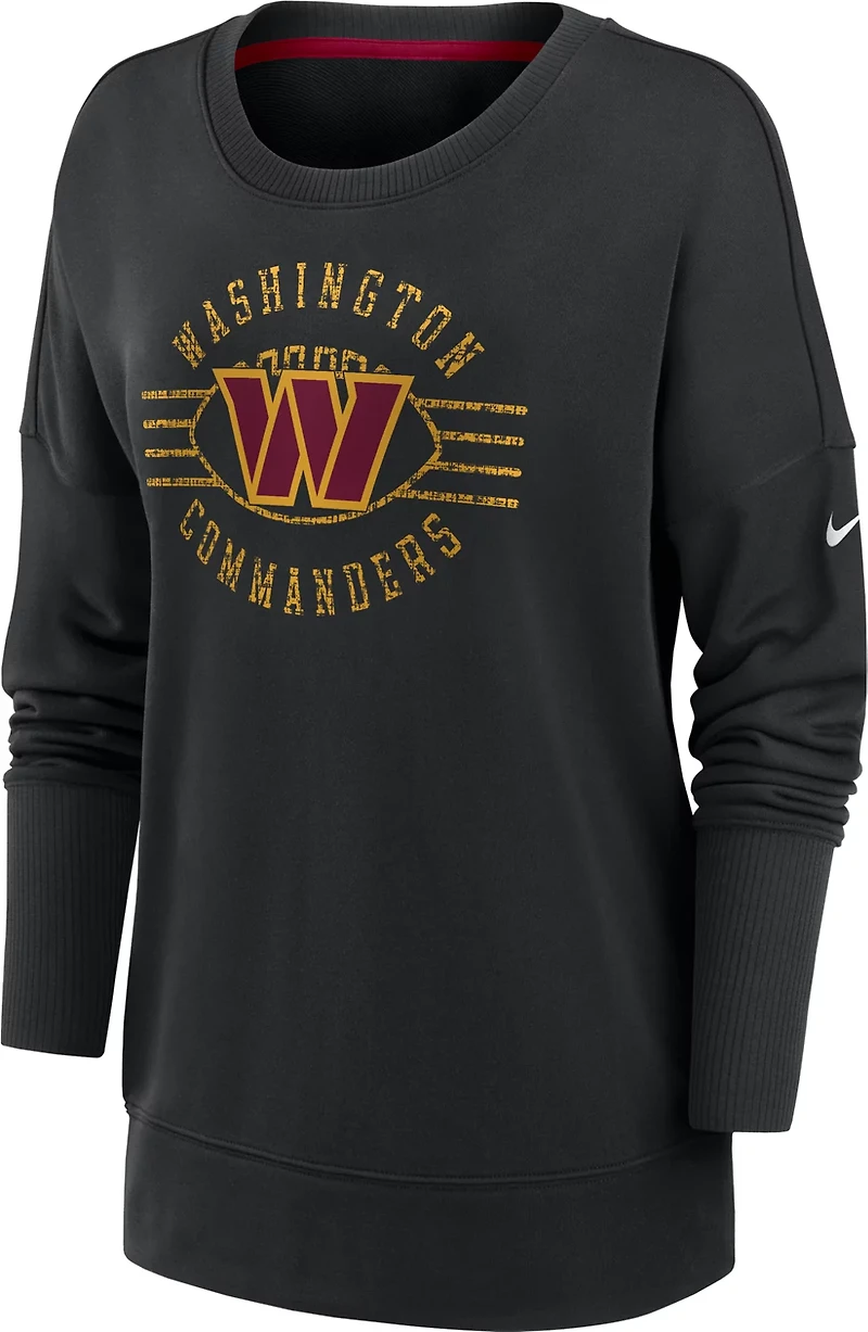 Nike Women's Washington Commanders Historic Dri-FIT Drop Shoulder Crew Sweatshirt